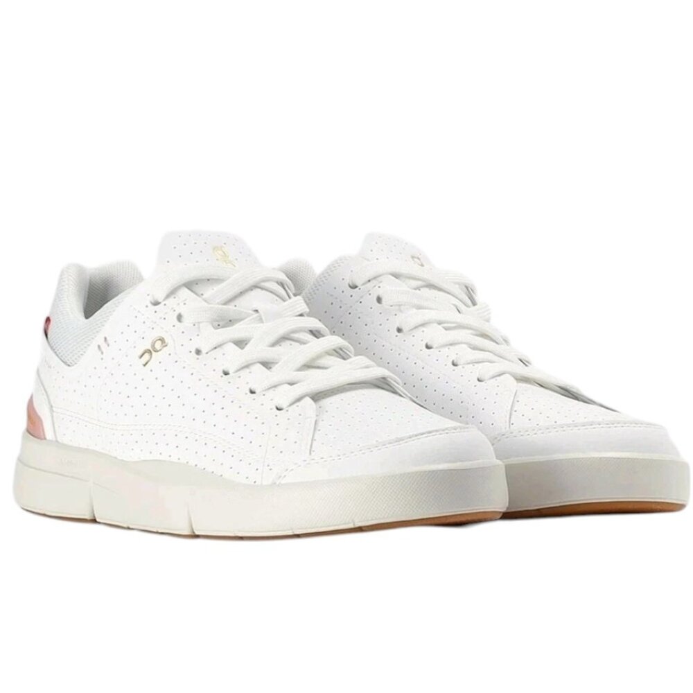 On The Roger Centre Court Sneakers,White - Woodrose, US 9.5 M